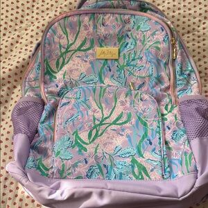 Lilly Pulitzer Pastel Floral Backpack